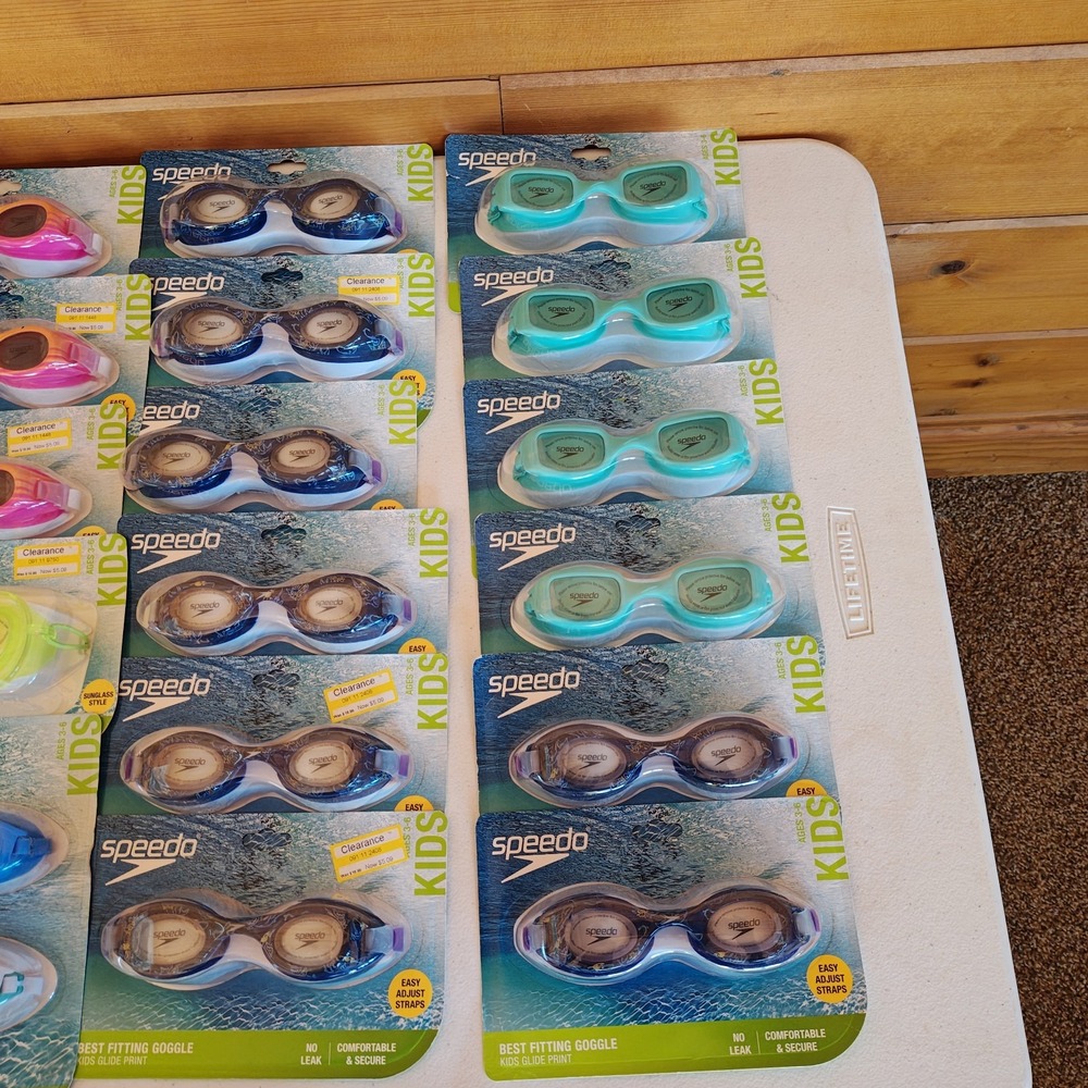 Lot of 30 Sealed Speedo Kids Goggles Sz 3-6 Party Favors Birthday Swim Party - Picture 6 of 6